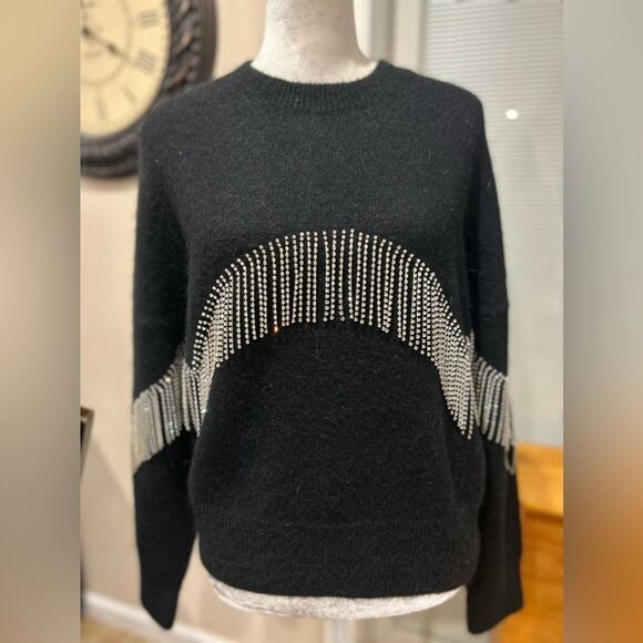 & Other Stories crystal fringe sweater - Picture 7 of 11